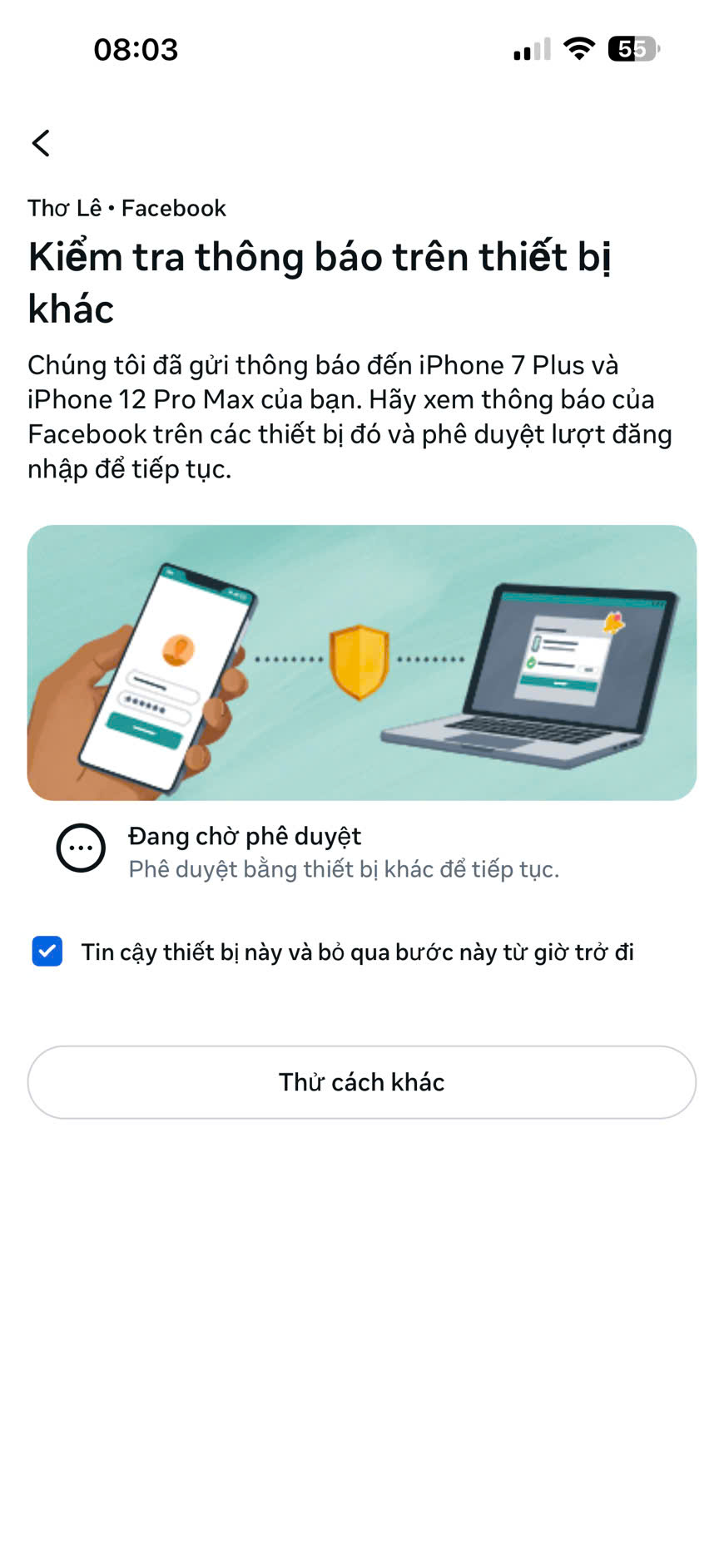 Dịch vụ mở khoá Facebook bị xác thực hai lớp ( do bị hack hoặc tự cài nhưng mất thông tin)