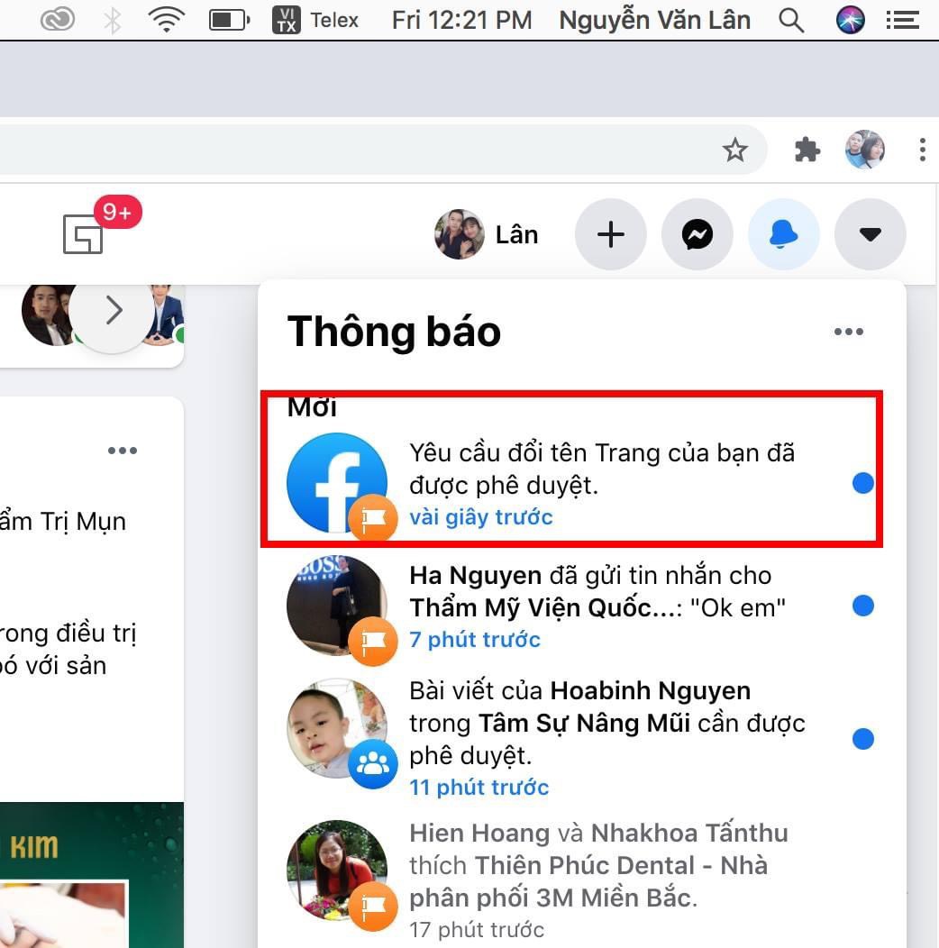 Sau khi bên dichvufbhanoi.com đổi tên thành công