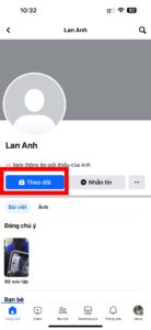 Bật chế độ theo dõi trên Facebook cá nhân.