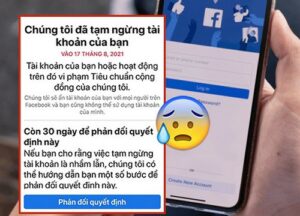 Những dấu hiệu khi Facebook bị khóa 282 180 ngày