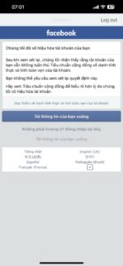 Quyết định của Facebook sau khi kháng nghị.