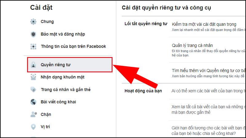 Hướng dẫn cài đặt quyền riêng tư trên ứng dụng mạng xã hội.