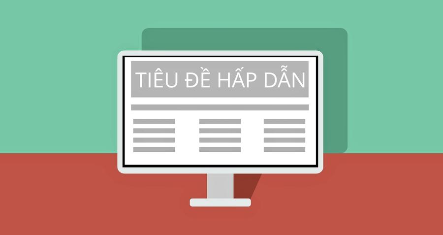 Tiêu đề hấp dẫn trong giao diện web thiết kế đơn giản.