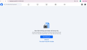 Fanpage không hiển thị công khai