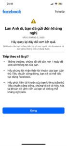 Nhận email hoặc thông báo từ Facebook