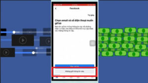 Dấu hiệu khi Facebook bị khoá 956 không có nút bắt đầu.