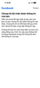 Fanpage hoặc tài khoản bị đình chỉ / vô hiệu hóa.
