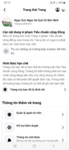 Fanpage không thể đăng tải nội dung như bình thường.