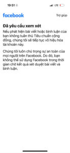 Không có nút kháng nghị hoặc kháng nghị bị giới hạn.