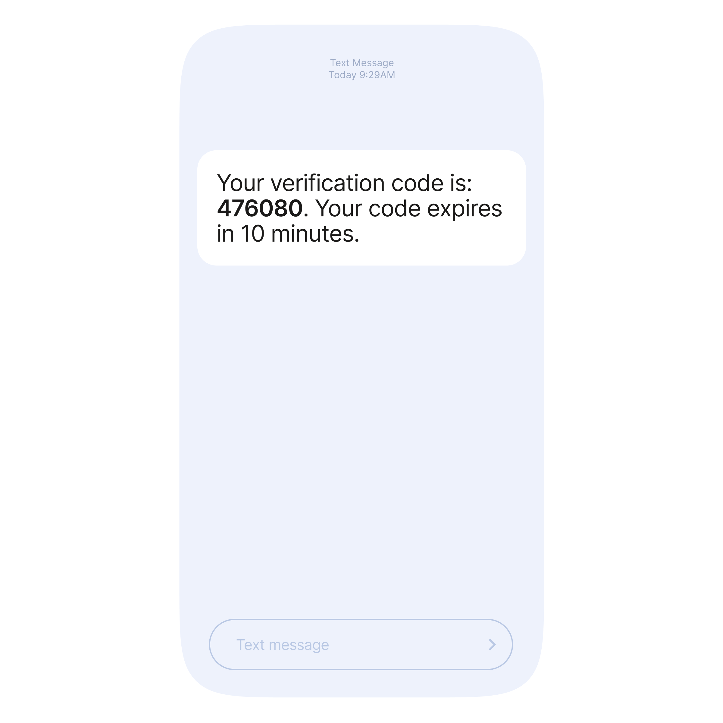 Nhận mã qua SMS (Tin nhắn điện thoại.