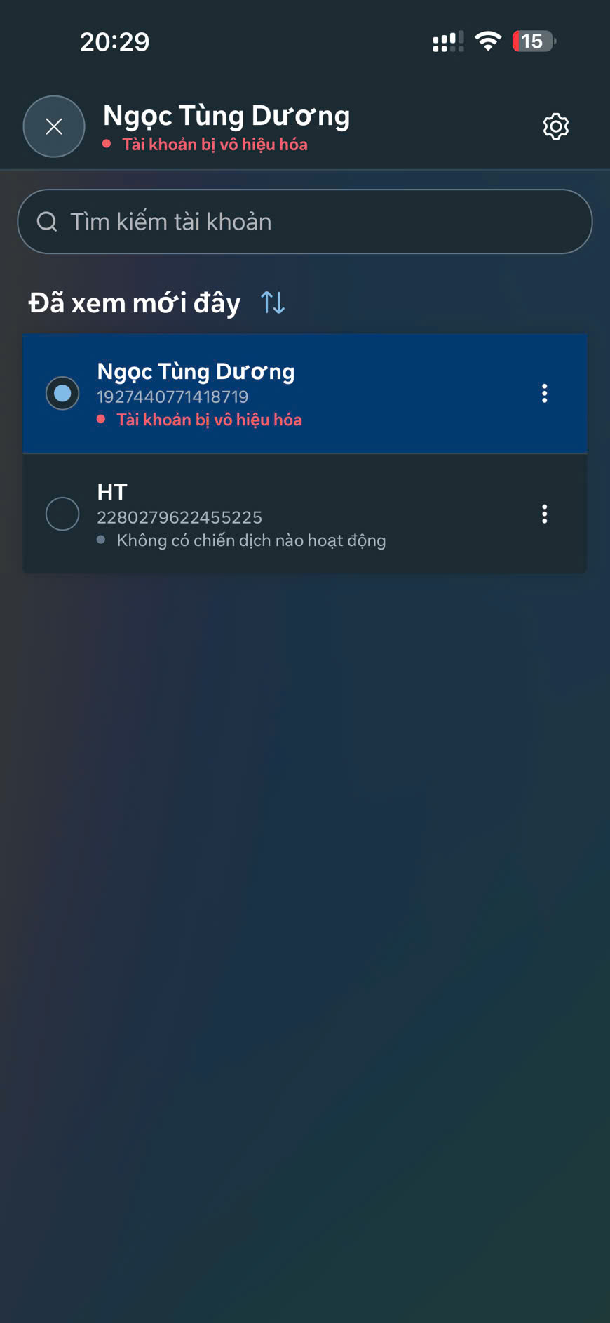 Không thể chạy quảng cáo.
