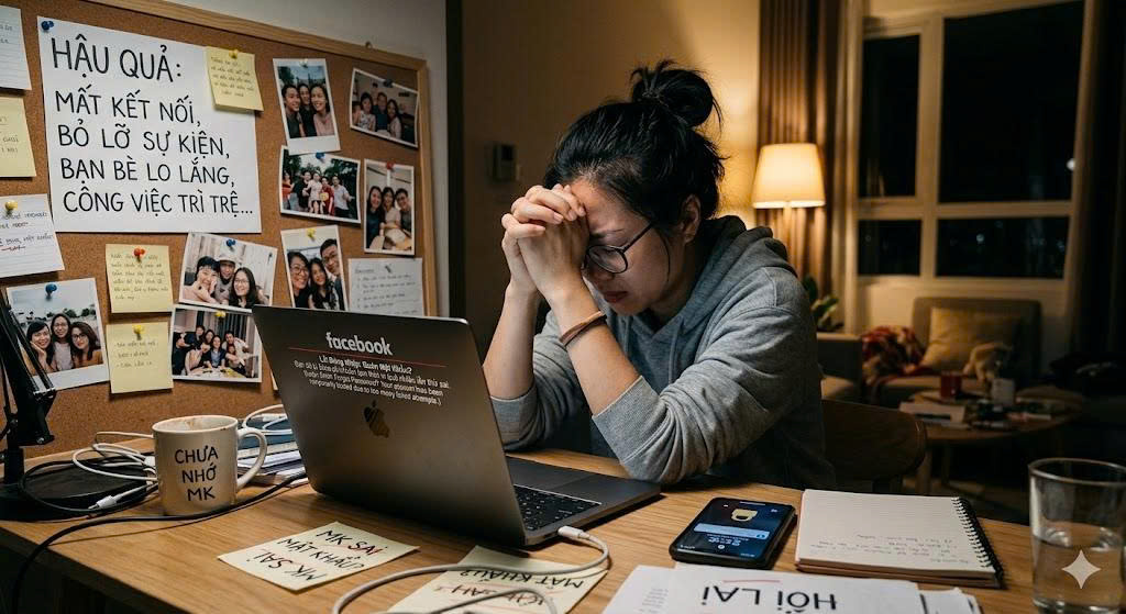 3 cách lấy lại Facebook bị quên mật khẩu 2026 mới nhất.